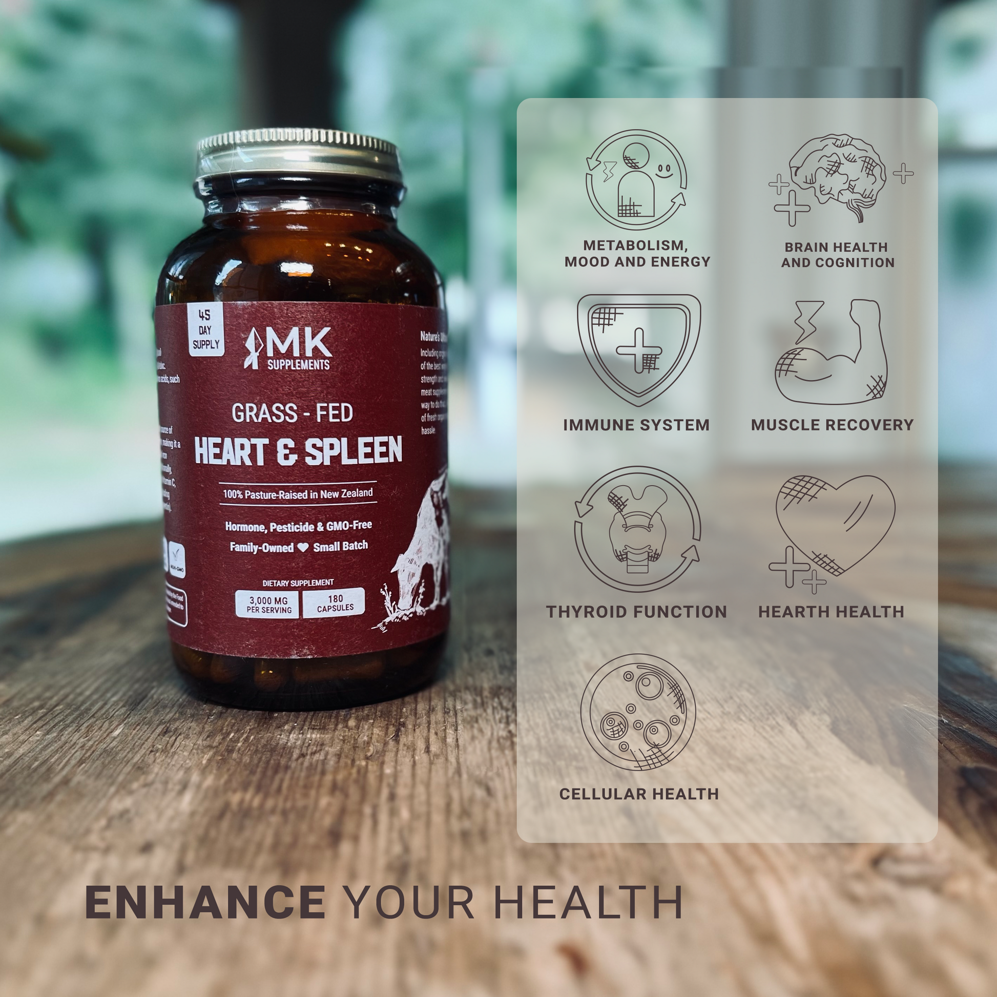 MK Supplements Heart & Spleen Benefits