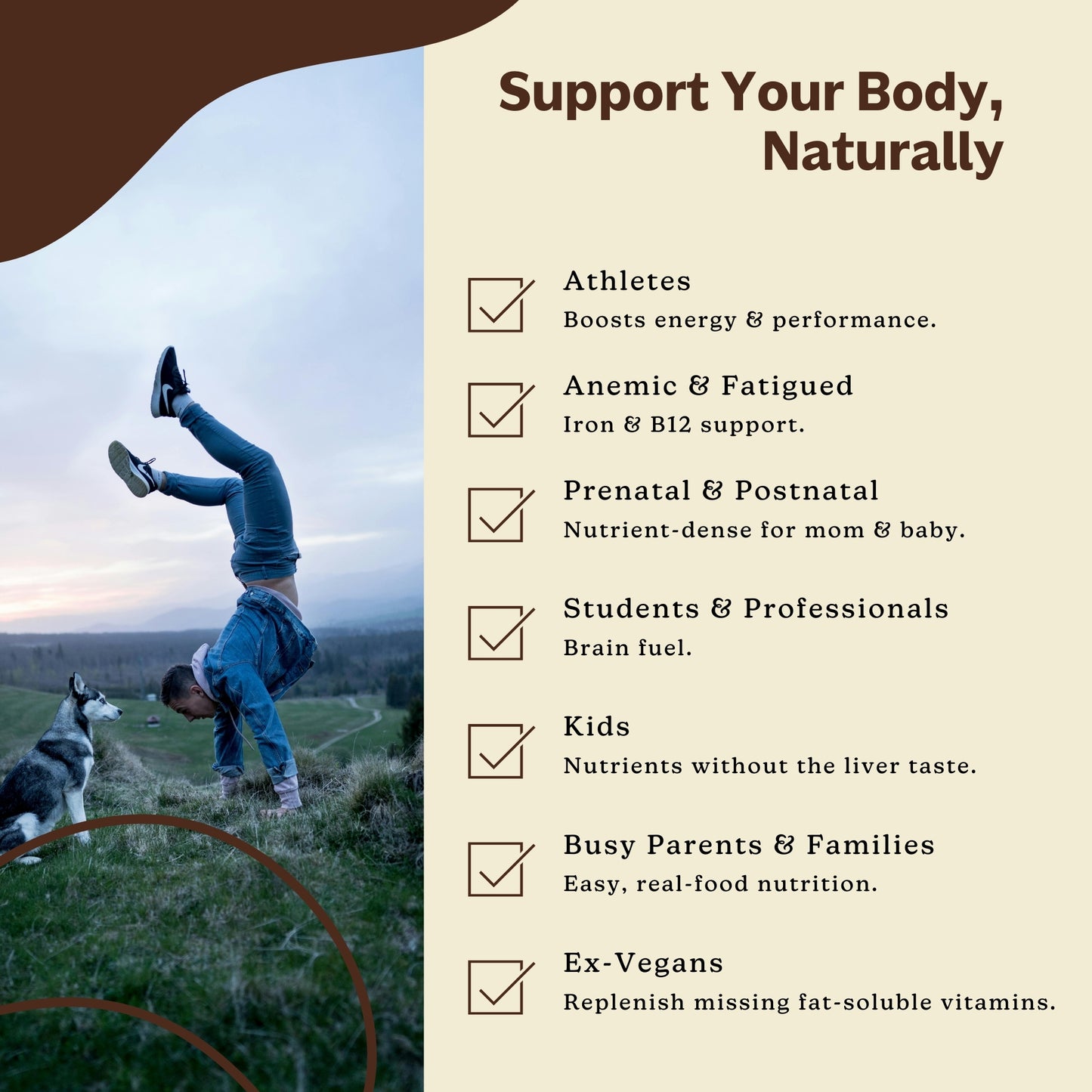 MK Supplements Beef Organs - Who it's for