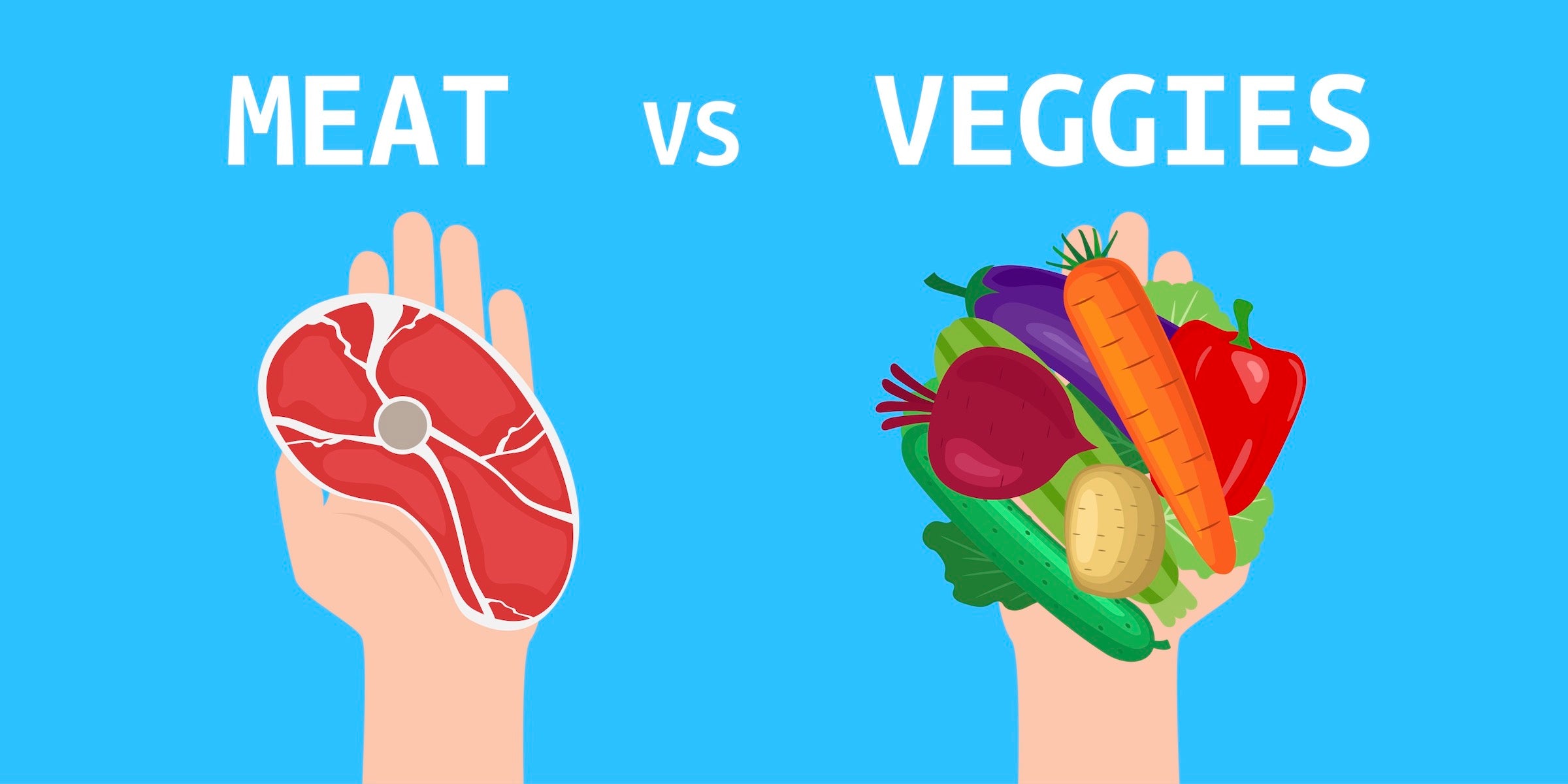 Meat vs. veggies comparison article