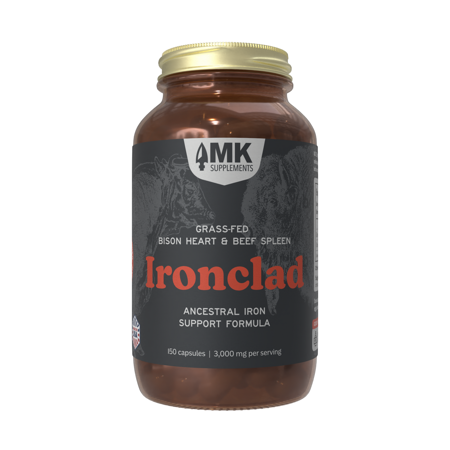 Ironclad (Bison Heart & Beef Spleen)