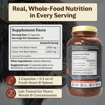 Ironclad (Bison Heart & Beef Spleen)