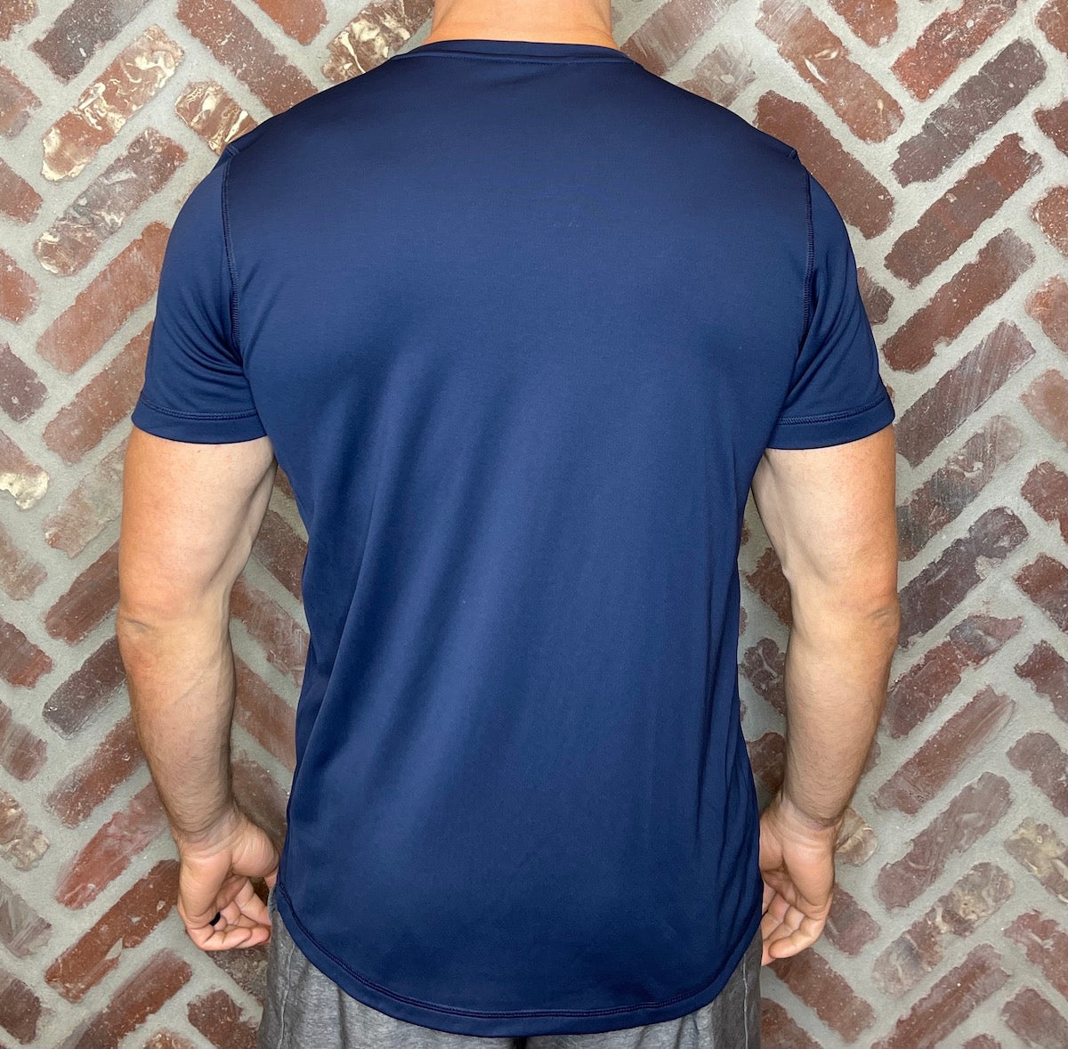 MK Supplements CARNIVORE T-Shirt in Blue, back.