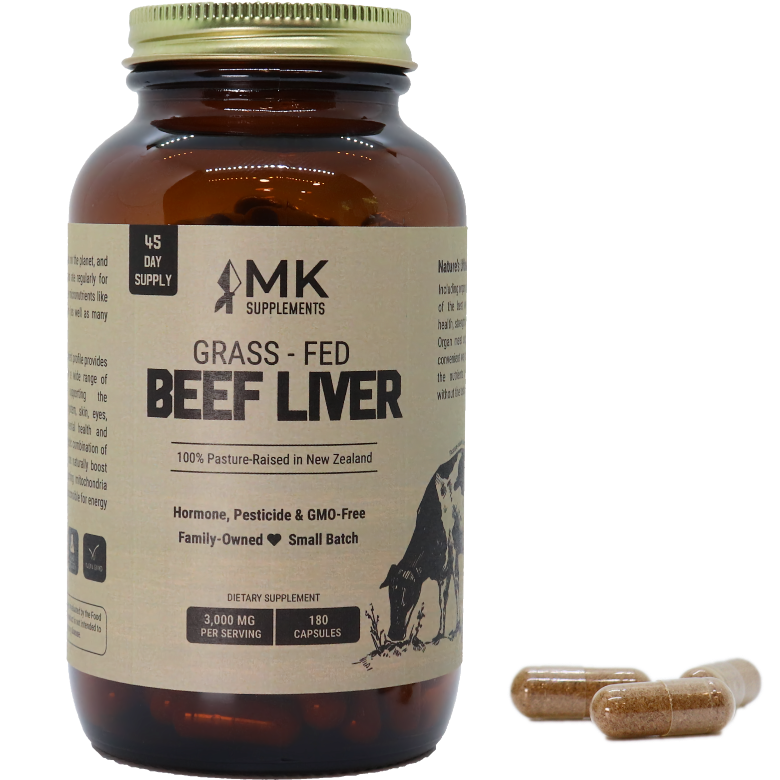 Grass-Fed Beef Liver Supplements: 100% Pasture-Raised & Non-GMO – MK ...